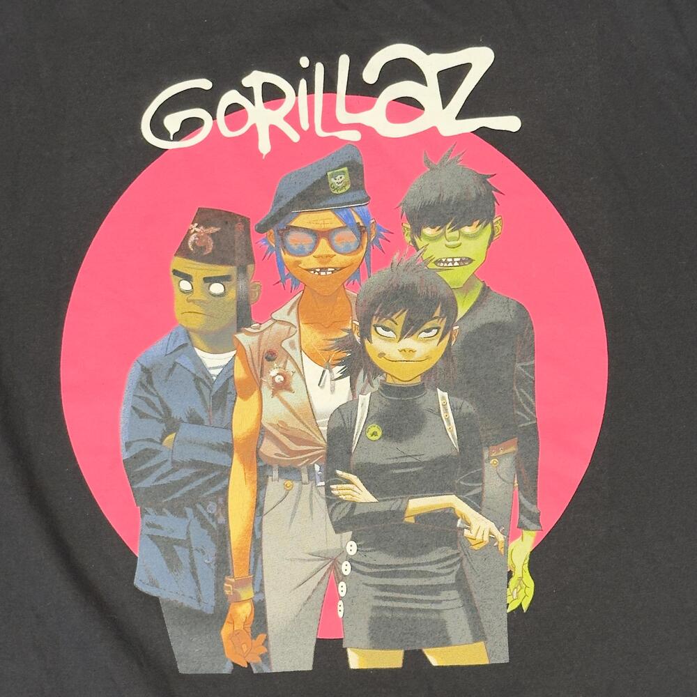 Gorillaz Shirt Mens Large Black 2D Murdoc Noodle Tee T-Shirt Smart Blanks
